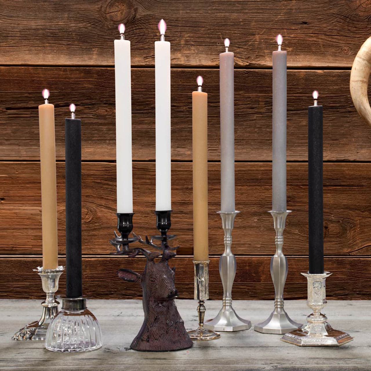 Dinner Candle- Black thumbnail 4